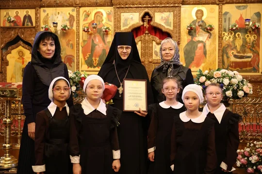 Игумения Еротиида получила награду федерального министерства