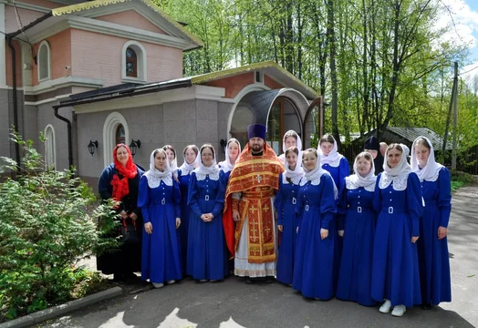 Богослужение в храме святого великомученика Георгия Победоносца в Химках