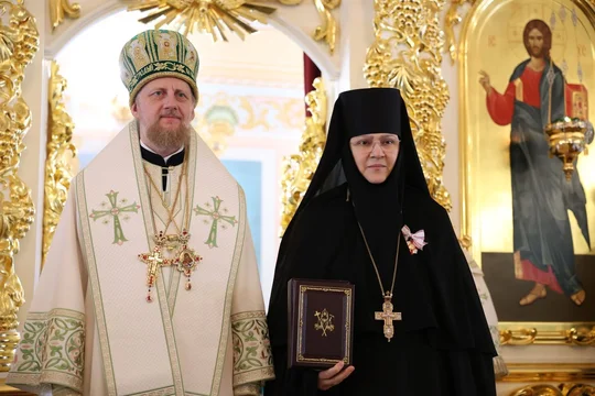 Престольный праздник Ксении блаженной и награждение игумении Еротииды орденом Евфросинии Московской